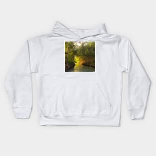 la perguera in puerto rico landscape of wetlands and mangrove ecopop magical photo Kids Hoodie